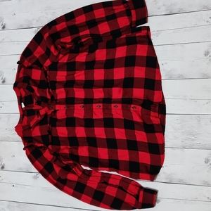 Old Navy Large Womens Buffalo Red and Black top